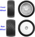 4Pack ShareGoo RC 85mm/3.34" Rubber Tires Front Rear Tyres for Redcat HPI HSP Kyosho 1/10 RC Buggy