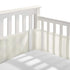 BreathableBaby Breathable Mesh Liner for Full-Size Cribs, Classic 3mm Mesh, Natural Ecru