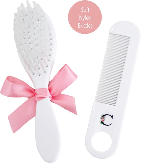 Set, 0-3 Personalized Baby Gift - Baby Brush and Comb Suitable for Ages Years, New Baby Gift