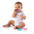 9-Piece Set 3 Bright Starts Everything Nice Teething Toys - BPA-Free Rattles and Chillable Teethers, Purple and Pink