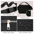 Pack printe Small Diaper Bag with Portable Changing Pad, Crossbody Fanny with Wipes Pocket for Stroller, Women Waist