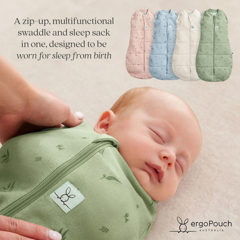 0.2 (0 ergoPouch Cocoon Swaddle Sack TOG - Baby Sleep Sack, Gentle Snug Fit Helps Calm Startle Reflex, Ideal for Arms