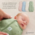 0.2 (0 ergoPouch Cocoon Swaddle Sack TOG - Baby Sleep Sack, Gentle Snug Fit Helps Calm Startle Reflex, Ideal for Arms
