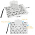 Umtiti (2BN+2Panda) Wipes Dispenser & Pouch/Tissue Bag, Wipes/Tissue Case with Moisture Seal Secure Lid, Non-Slip