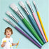 YGAOHF 6PCS Paint Brushes for Kids, Assorted Washable Paintbrushes Set, Easy to Clean & Hold Small Toddler Paint Brush