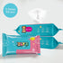 Ioly's 99% Pack 20 Baby Wipes Unscented Wet Wipes Water Based with Aloe Vera Fragrance Free Travel ct Hypoallergenic