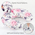 Pea Pod Nursing Pillow Cover for Baby Girl, Stretchy Removable Slipcover for Breastfeeding Pillows, Ultra Soft