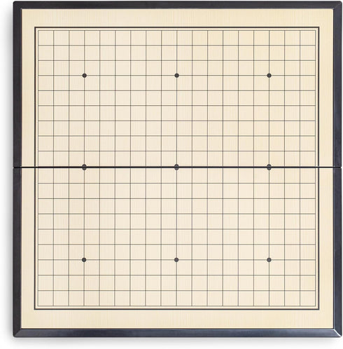Set 11 inches Set, (19 19) Go Game - Foldable, Portable and Travel x Strategic Magnetic Board Game (weiqi)