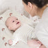 3 Pack, Cozy 33"x17"(Rainbow) Gllquen Baby Muslin Bassinet Sheets Breathable Elastic Fitted Cotton Bassinet Mattress