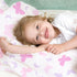 4 Pack Set Mixweer Butterfly Baby Crib Sheet for Girls Standard Size Crib Toddler Mattresses Soft Breathable Sheets
