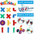 ZOZOPLAY STEM Learning Toy Tubular Pipes & Spouts, 96 Piece Building Blocks Set for Kids Ages 3+