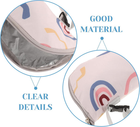 ERINGOGO Bottle Cooler Tote and Insulated Breastmilk Carrier for Infants Milk Bottle Thermal Bag with Aluminum Lining