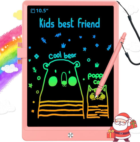 BUKEBU LCD Writing Tablet Doodle Board,10.5 inch Colorful Drawing Pad,Electronic Drawing Tablet,