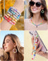 5000 Set 6-12 BestNow Clay Beads Bracelet Making Kit Pcs Friendship Bracelet Kits Flat Beads for Jewelry Making Polymer