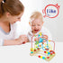 QZMTOY Bead Maze Toy for Toddlers, Colorful Roller Coaster Educational Toys for Kids Birthday Gift