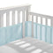 BreathableBaby Breathable Mesh Liner for Full-Size Cribs, Classic 3mm Mesh, Blue Green