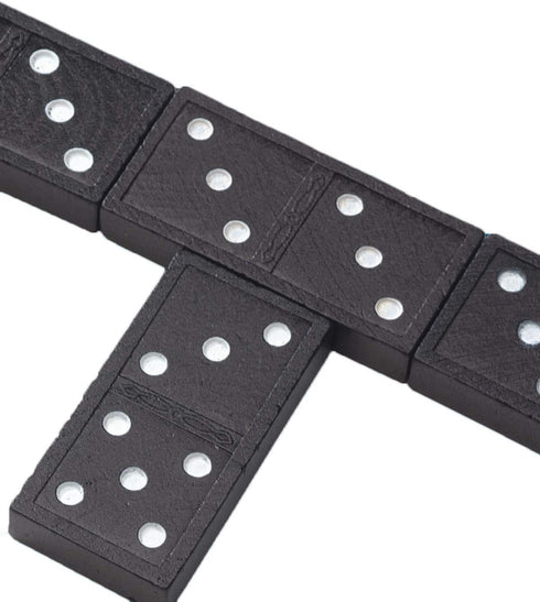28 Pressman Toy Double Six Wooden Dominoes, Pieces Wooden Dominoes Six