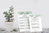 Eucalyptus Baby Shower Family Feud Game Set - Your Main Event Prints, 50 Question Cards, Fun Group Activity