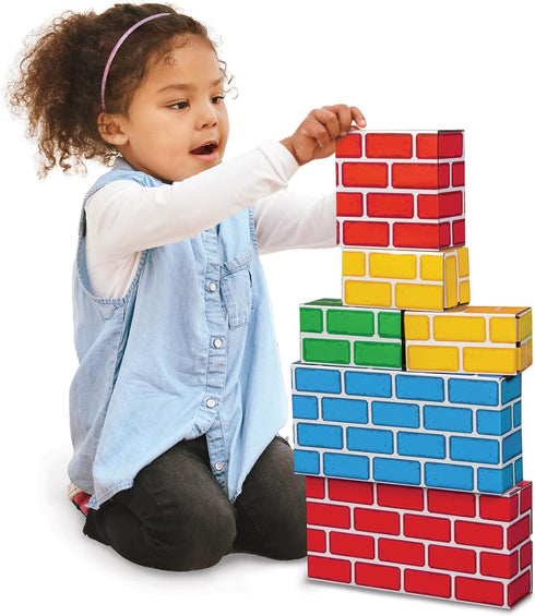 Teacher Created Resources 24 Piece Easy-Stack Cardboard Blocks Set (TCR11531)