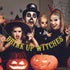 Halloween Gold Glitter Drink Up Witches Banner, Witches Party Decorations for Haunted Mansion