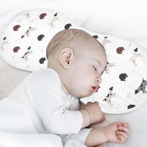 YYZZH 4 Pack 100% German Shorthaired Pointer Dog Muslin Burp Cloths for Baby Soft Cotton Baby Washcloths Bibs for Boy