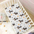 KICPOAY 39 27 Fitted Crib Sheets Dachshund with Dog Paws Stretchy Portable Playard Sheets for Baby Toddler, Breathable
