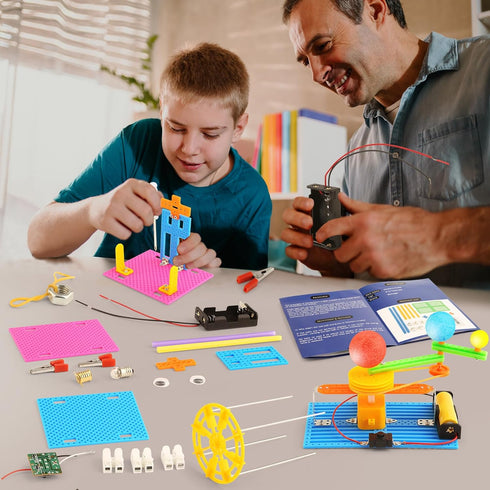 STEM Science Kits for Kids Age 8-12, Engineering Projects Activity Robot Building Craft Kit