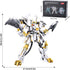 CSNRHG Set 8+ 679 White Tiger Samurai mech Robot Model with Double Axe Head Building Blocks Toy Mythical Birthday