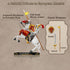 Set 31 cm Set PANTASY Knight Construction Medieval Collector's Model with Armored Battle Cross and Movable Joints