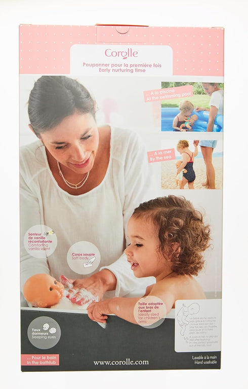 Corolle Bebe Bath Calypso Garden Delights Baby Doll - Soft Body, Play Cup, Ages 18 Months+