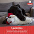 Multipet Lamb Chop Dog Plush Toy with Santa Hat - Squeaky Toy for All Dogs, Extra Soft Plush (10.5”, Cream)