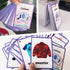 34PCS/Set English Flash Cards for Kids Educational Learning Pocket Card Toys for Children Pre-Kindergarten