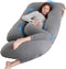 Wodsfay U-Shaped Pregnancy Pillow for Sleeping, Full Body Support for Back, HIPS &