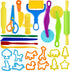 LCY WEDSHI Dough Tool Set, 24 Pcs Dough Tools Sets for Kids