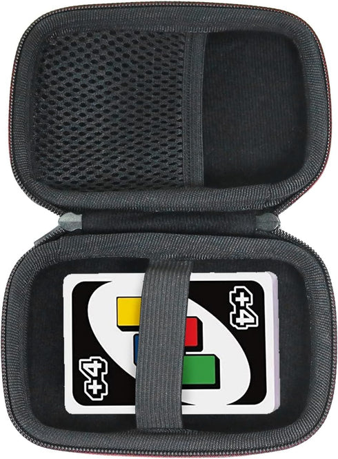 Hard Protective Case for UNO Classic, Phase 10, Hoyle Waterproof Playing Cards (Only Case)