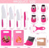 13 Pieces Montessori Kitchen Tools for Toddlers, Safe Knives Set for Real Cooking with Cutting Board