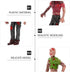 Zerodeko 12 PCS Toy Zombie Action Figures – Movable Mini Zombie Figurines for Presents, Decoration, and Party Favors