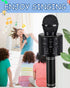 Kids Karaoke Microphone for Ages 3-12, Birthday Gifts for 5-12 Year Old Girls & Boys, Fun Toys for Teens - Black