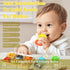 WAJIAYON Baby Fruit Feeder Pacifier (3 Pack) - Silicone Teether Feeder for Infants, Baby Feeding Essentials