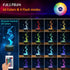 FULLOSUN Baseball 3D Night Light, Remote Control Bedside Lamp for Kids Baseball Fans, 16 Colors + 4 Modes + Dim Function