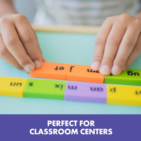 Set 84 6 6+ Educational Insights Phonics Dominoes Short Vowels - Manipulative for Classroom & Home, of Dominoes