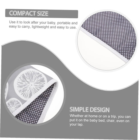 KOMBIUDA Portable Changing Pad Lightweight Diaper Cushion Travel Mat for Reusable Portable Changing Mat Protects