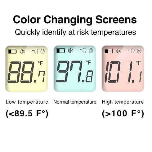 FT50 Infrared Thermometer for Adults and Kids - Non-Contact Fever Monitor with Screen Display