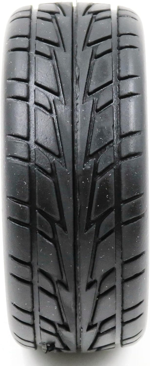 HOBBYSOUL 1/10 On Road Tires Arrows Soft Rubber Tyres, Height 65mm for Traxxas HSP Tamiya RC Cars