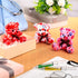 18 Pcs Nurse Week Appreciation Gifts, Mini Plush Bears 4 Inch, Stuffed Animals with Syringe Stethoscope Pattern