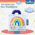 Tidy Tales 1-3 1, 2, 3 Busy Book for Toddlers - No Loose Pieces - Montessori Toys for Year Olds - Mess-Free Airplane