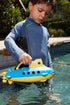 Green Toys Submarine in Yellow & Blue - BPA Free, Phthalate Free Bath Toy with Spinning Rear Propeller
