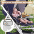 Upgraded Universal Stroller Snack Tray, Cup Holder Stroller Tray with Silicone Flexible Arms Grip, Stroller Tray