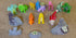 Set 12 Mold-Free Dinosaur Bath Toys - Pieces with Letters & Numbers