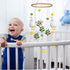 Vicenpal Wildflower Butterfly Baby Mobile for Crib Pink Spring Baby Room Decor Felt Nursery Mobile for Crib Neutral